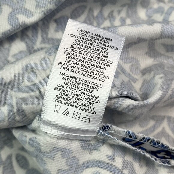 Milly Capri Italia Dutch Tulip Dress Classic Blue White Fit and Flare Size 2 - Picture 16 of 16